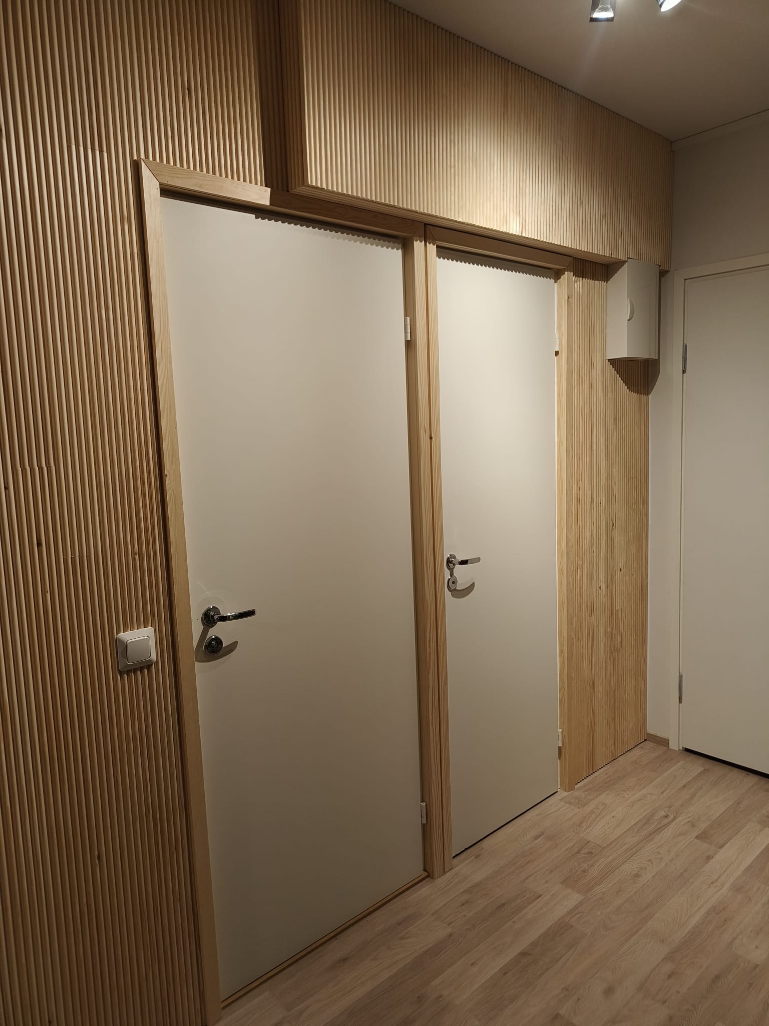 Tehosteseinä sormipaneeleista - kuva 1